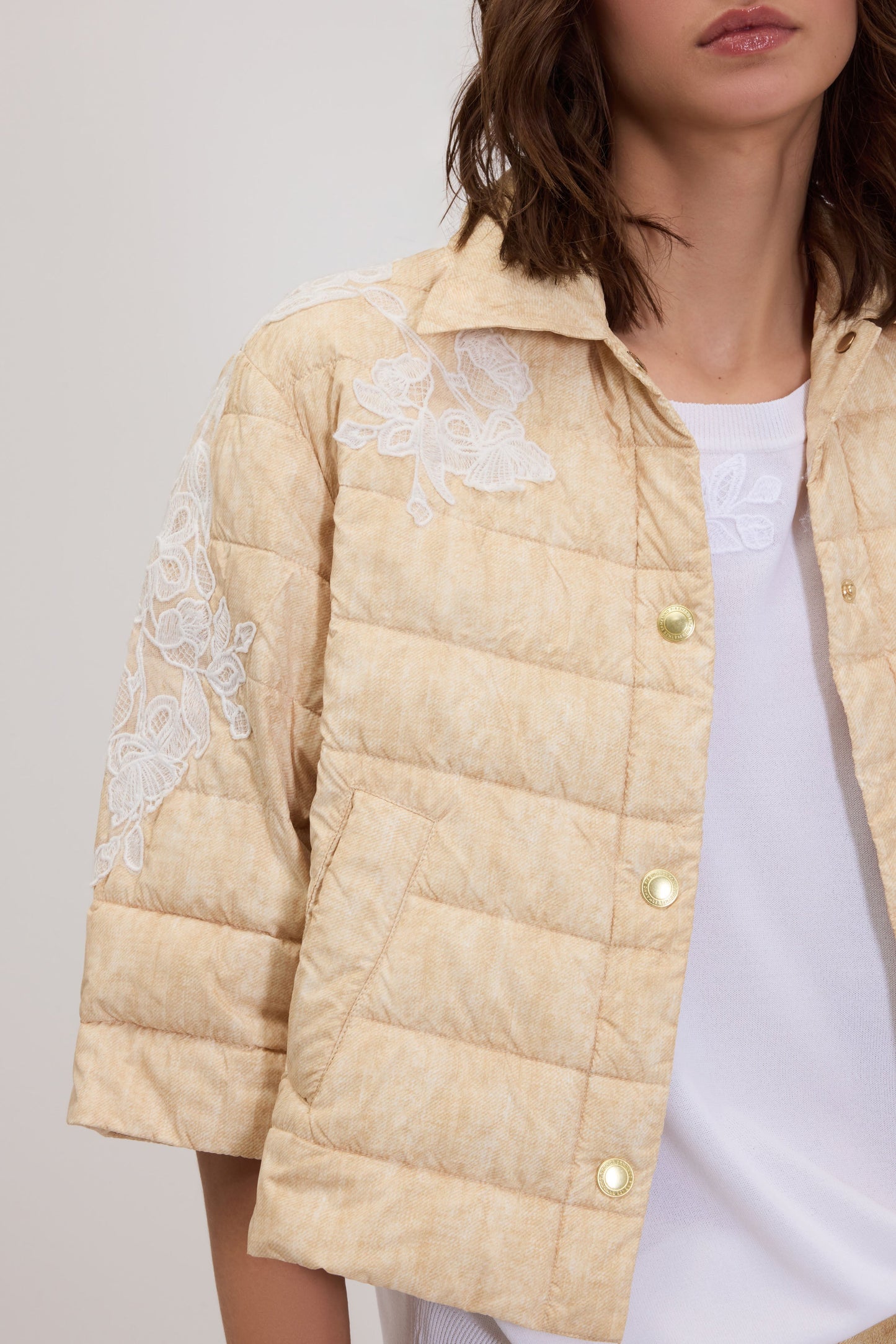 GIACCA CORTA CON RICAMI DI FP BOUTIQUE