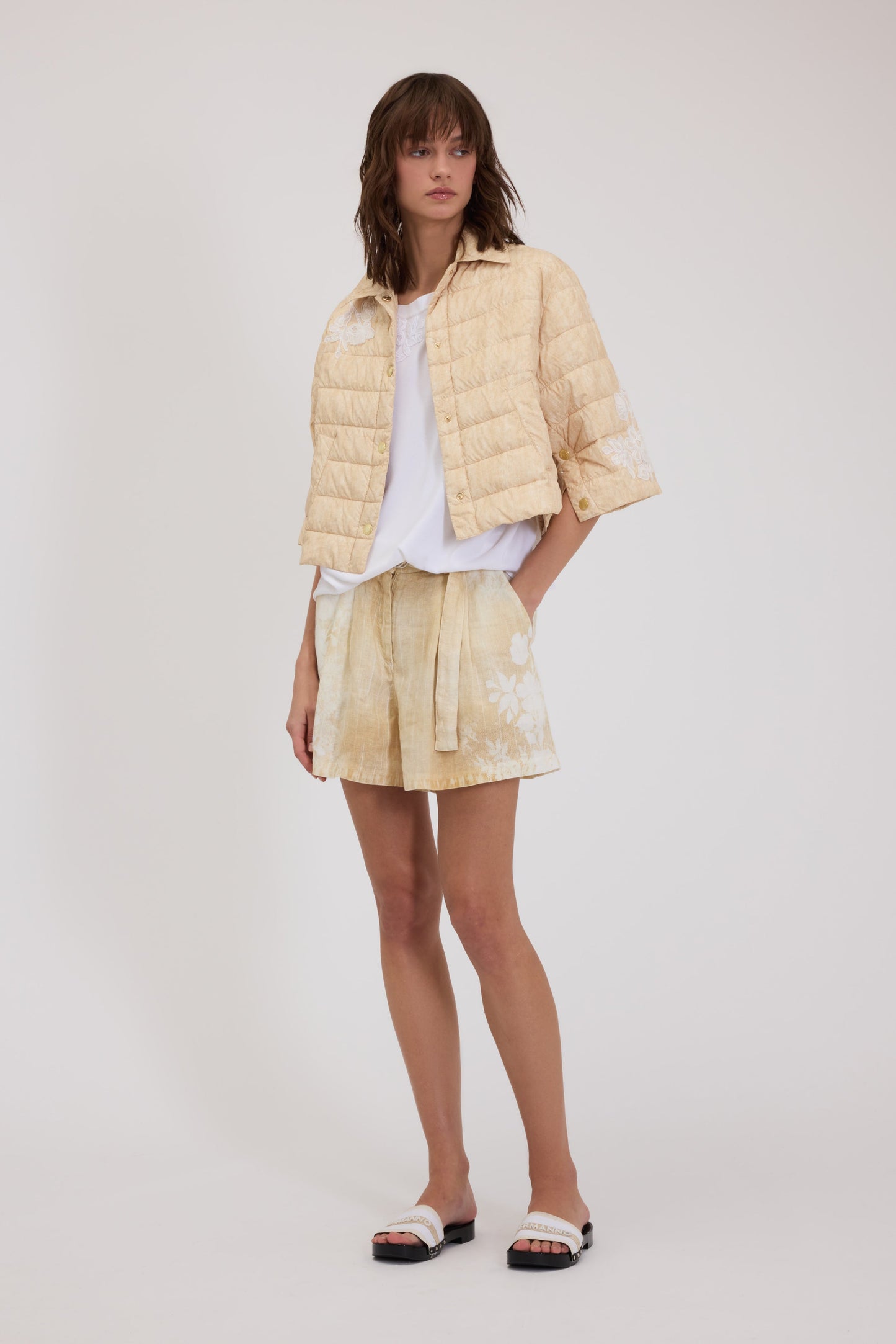 GIACCA CORTA CON RICAMI DI FP BOUTIQUE