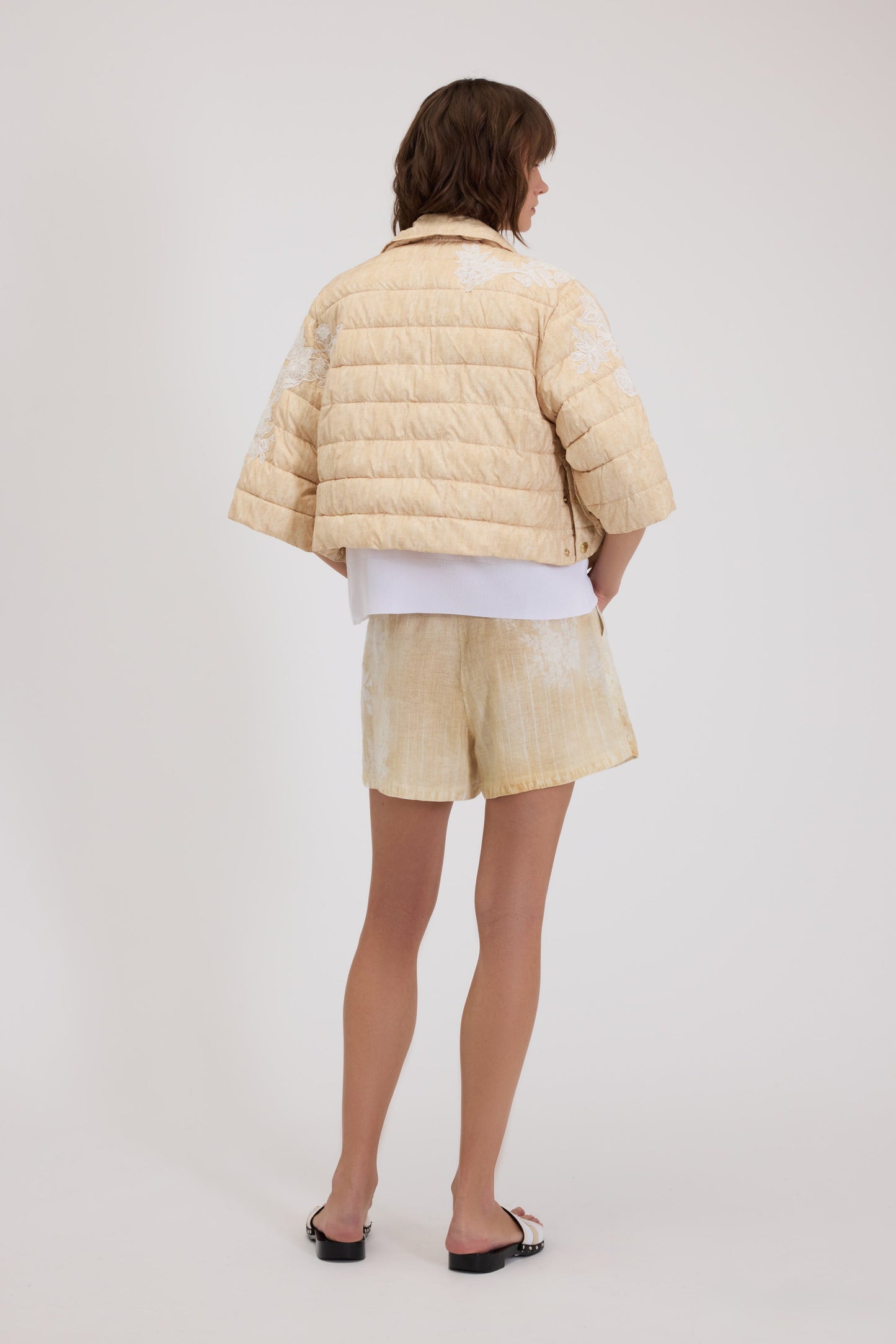 GIACCA CORTA CON RICAMI DI FP BOUTIQUE