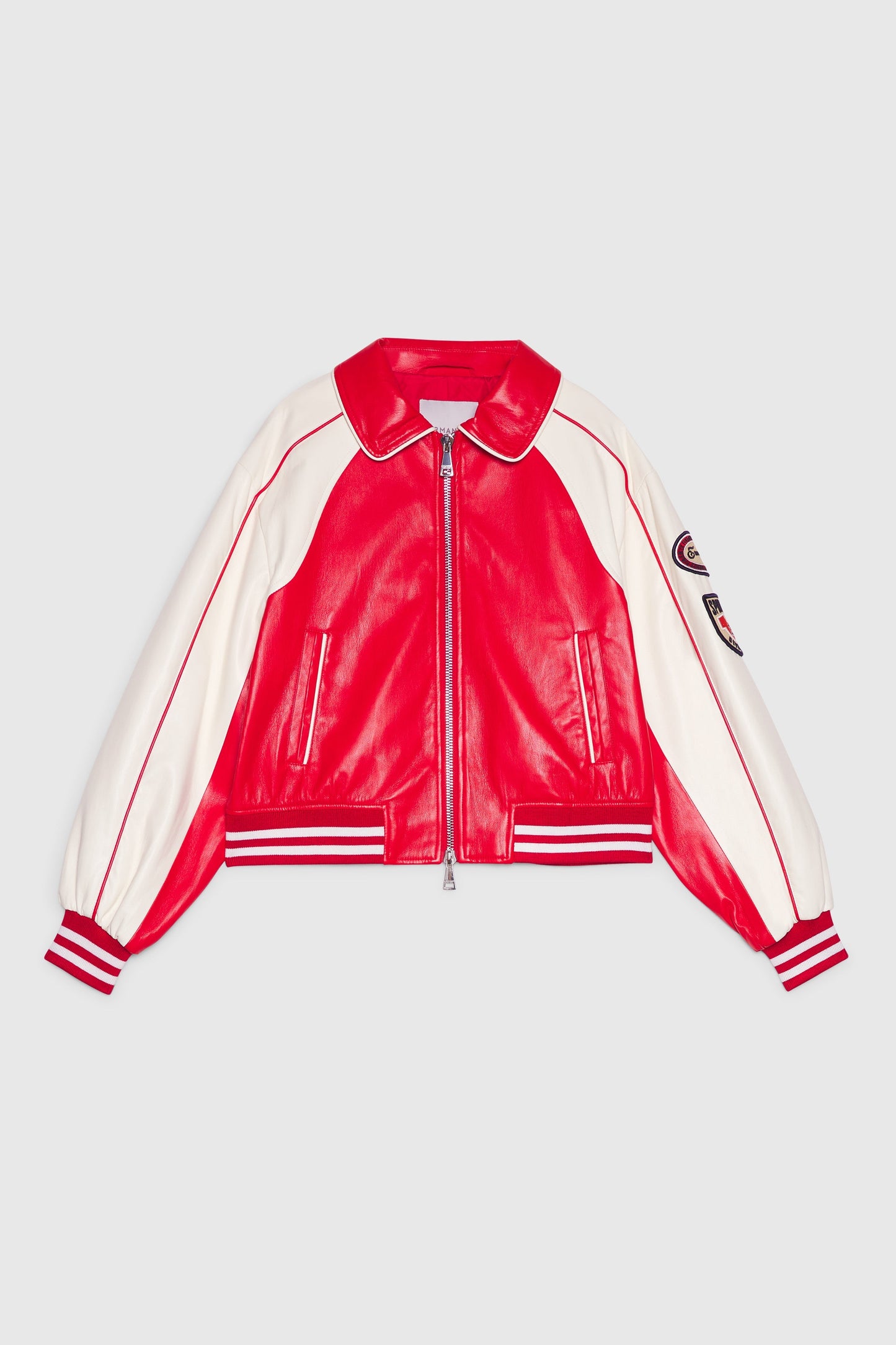 GIACCA BOMBER BICOLORE IN STILE COLLEGE DI FP BOUTIQUE