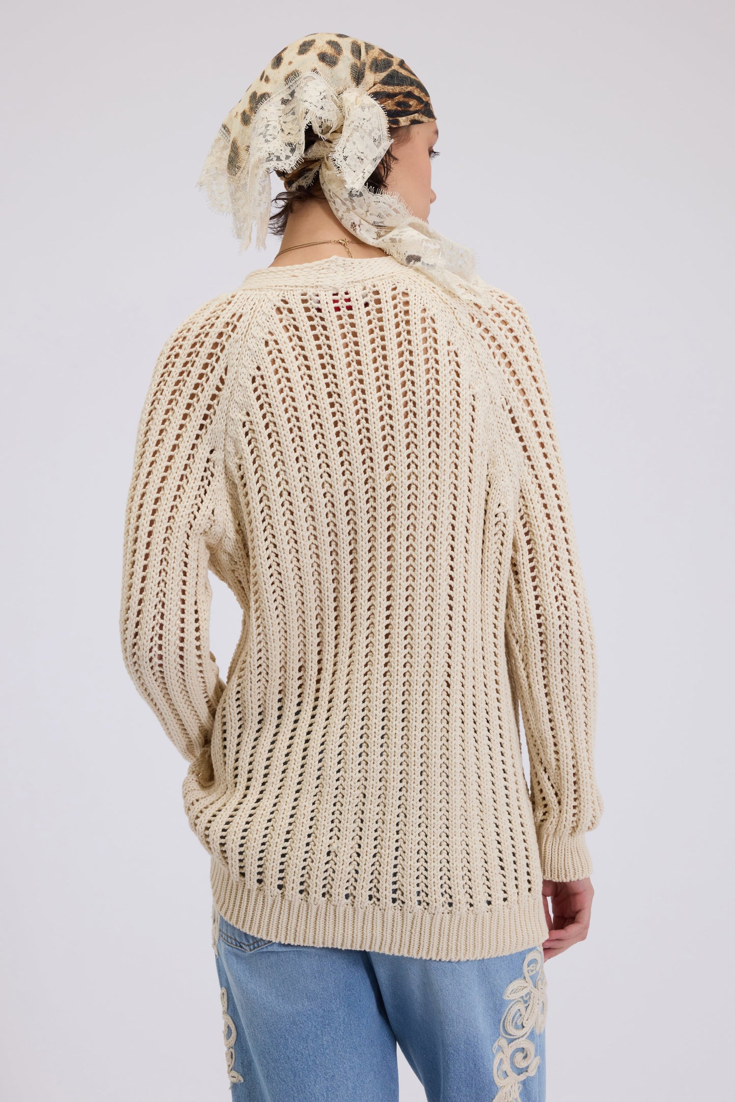 CARDIGAN OVERSIZE A MAGLIA APERTA FP BOUTIQUE